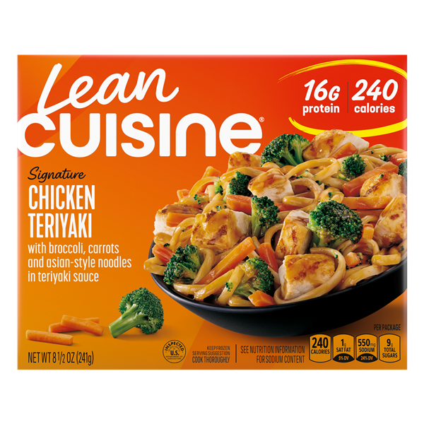 ごはん Lean Cuisine Signature Chicken Teriyaki, Frozen Lunch, Frozen