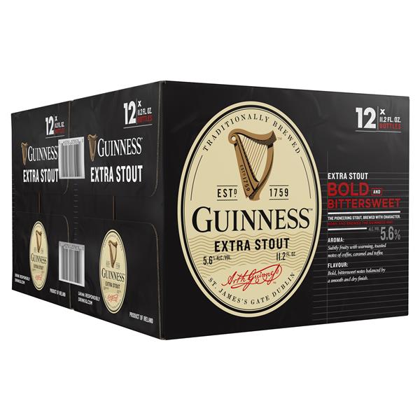 Guinness Bière Guinness Extra Stout, 0,33 litre - Boutique en
