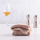Hy-Vee Seasons Knit Dishcloths in Amber Orange, Set of 2