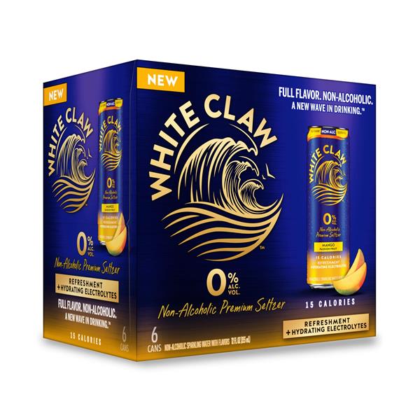 White Claw Zero Alcohol Mango Passionfruit, 6Pk | Hy-Vee Aisles