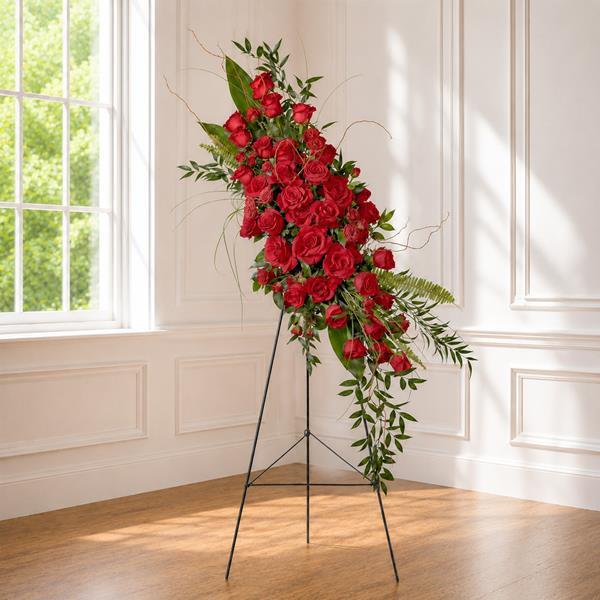 Lasting Devotion - Standing Flower Easel Spray | Hy-Vee Aisles