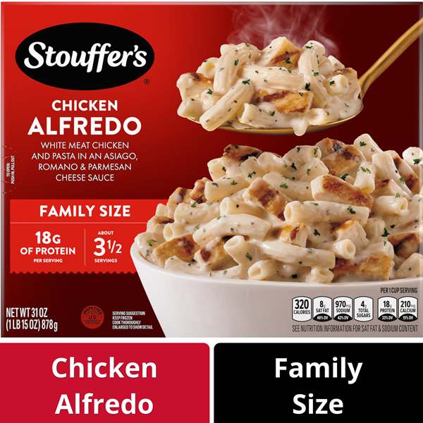 Stouffer's Family Size Chicken Alfredo Frozen Meal | Hy-Vee Aisles