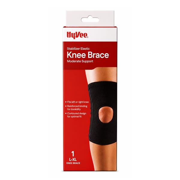 矯正用品・補助ベルト HEATTRAP leggings JP XL / US L Hy-Vee Stabilizer Elastic Knee Brace L-XL | Hy-Vee Aisles Online
