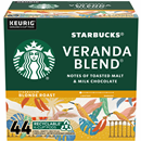 Starbucks K-Cup Coffee Pods—Starbucks Blonde Roast Coffee—Veranda Blend—100% Arabica