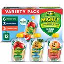 Mott's Mighty Applesauce Variety Pack, Clear Pouches, 12 Count