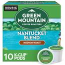 Green Mountain Coffee Roasters Nantucket Blend Keurig Single-Serve K-Cup Pods, Medium Roast Coffee, 10 Count