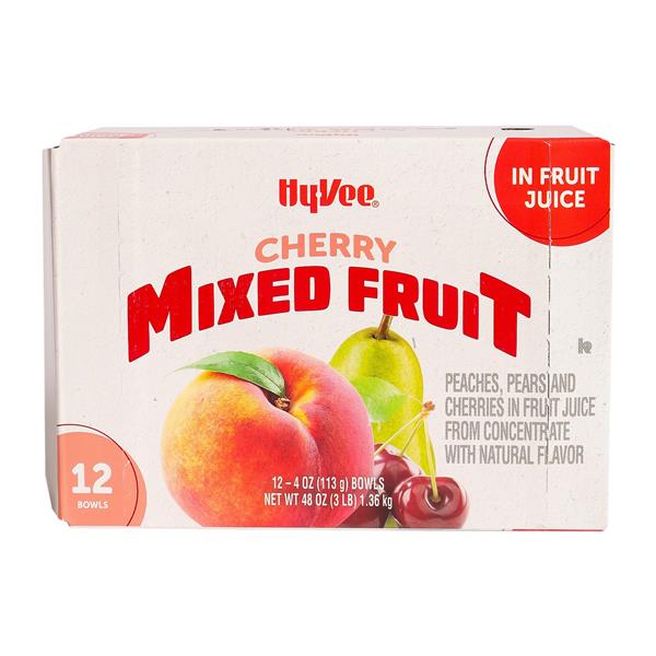 Hy-Vee Cherry Mixed Fruit 12 Count | Hy-Vee Aisles Online Grocery