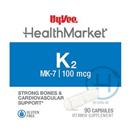 Hy-Vee Healthmarket K2, 100 McG, Capsules