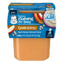 Gerber 2nd Foods Baby Foods, Apple Mango with Rice Cereal, 4 oz Tub (2 Pack)
