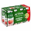 Activia Probiotic Dailies Strawberry Lowfat Yogurt Drinks