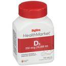 Hy-Vee HealthMarket Vitamin D3-10,000 IU Dietary Supplement Tablets