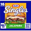 Kraft Singles, Jalapeno Slices, 16Ct