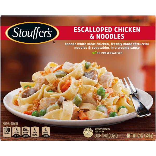 Stouffer's Escalloped Chicken and Noodles Frozen Meal Hy-Vee Aisles  Online Grocery Shopping