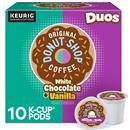 The Original Donut Shop Duos White Chocolate + Vanilla, Keurig Single Serve K-Cup pods, 10 Count