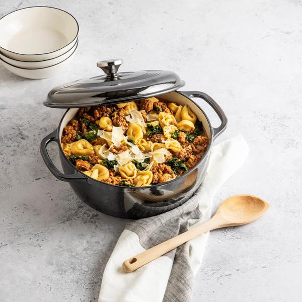 Lodge ENAMELED CAST IRON エナメル キャストアイアン Lodge Enameled Cast Lodge Dutch Oven Pan Essential Enamel Dutch