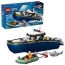 LEGO City Police Boat Chase Building Toy, 60456, 6+, 264 Pieces