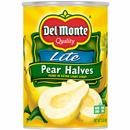 Del Monte Lite Bartlett Pear Halves In Extra Light Syrup