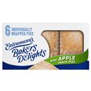 Entenmann's Baker's Delights Apple Snack Pies, Mini Snack Cakes, 6 Pack