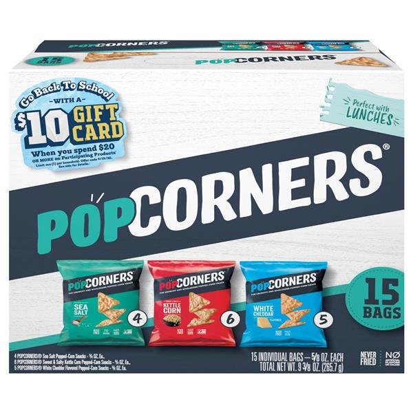 Popcorners Popped-Corn Snacks Variety Pack, 15 Count | Hy-Vee