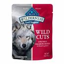 Blue Buffalo Wilderness Trail Toppers Wild Cuts High Protein, Natural Wet Dog Food, Chunky Salmon Bites in Hearty Gravy