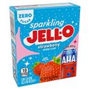 Jell-O Gelatin Dessert, Zero Sugar Sparkling Strawberry