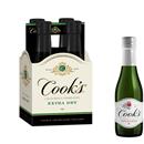 Cook's California Champagne Extra Dry White Sparkling Wine 4pk