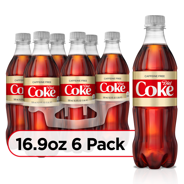 Diet Coke Caffeine Free 6 Pack  Hy-Vee Aisles Online Grocery Shopping