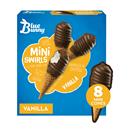 Blue Bunny Mini Swirls Vanilla Cones, Frozen Dessert for Winter