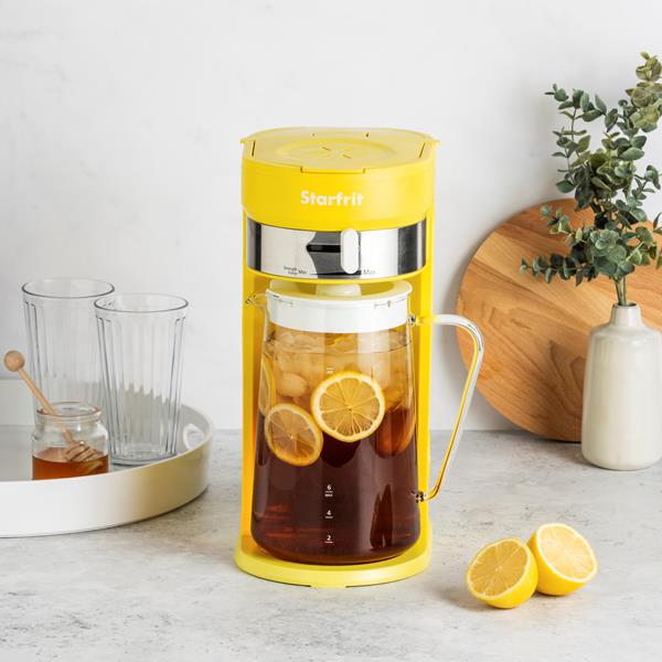 Starfrit Electric Iced Tea & Iced Coffee Maker in Yellow | Hy-Vee 
