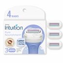 Schick Intuition Pure Nourishment Women's Razor Refill Blades, With Coconut Milk & Almond Oil, 3ct
