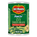 Del Monte Fresh Cut Blue Lake Cut Green Beans, No Salt Added