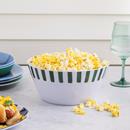 Hy-Vee Seasons Striped Serving Bowl in Green