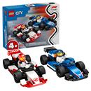 LEGO City F1 Williams Racing & Haas F1 Race Cars Building Toy 60464, 92 Pieces, 4+