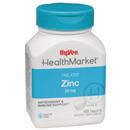 Hy-Vee HealthMarket Chelated Zinc 50mg Dietary Supplement Tablets