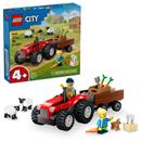 LEGO City Red Tractor with Trailer,  60461, 116 Piece, 4+