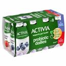 Activia Probiotic Dailies Strawberry and Blueberry Lowfat Yogurt Drinks Variety Pack