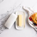 BIA White Porcelain Covered Butter Dish