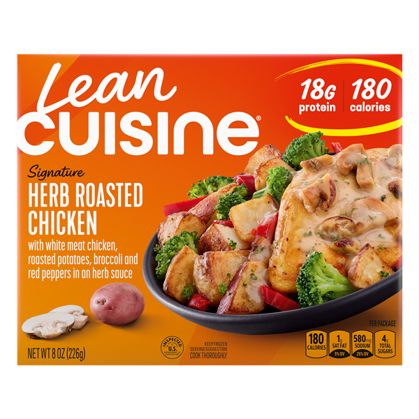 Lean Cuisine Signature Herb Roasted Chicken, Frozen Lunch, Frozen