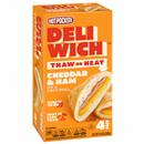 Hot Pockets Deli Wich Cheddar & Ham Sandwiches 4Ct