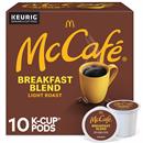 McCafe Breakfast Blend, Single Serve Coffee Keurig K-Cup Pods, Light Roast, 10 Count