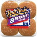 Ball Park Sesame Seed Burger Buns, 8 Count