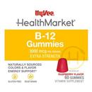 Hy-Vee Healthmarket B-12, Extra Strength, 3000 McG, Gummies, Raspberry Flavor
