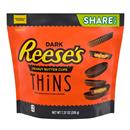 REESE'S THiNS Dark Chocolate Peanut Butter Cups, Candy Share Pack