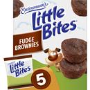 Little Bites Chocolate Fudge Brownies, 5 packs, Mini Muffins