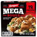 Banquet Mega Bowls Chicken Fried Beef Steak Frozen Dinner