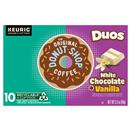 The Original Donut Shop Duos White Chocolate + Vanilla, Keurig Single Serve K-Cup 10ct