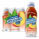 Snapple Zero Sugar Peach Tea, 6Pk