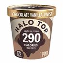 Halo Top Chocolate Vanilla Twist Light Ice Cream