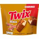 TWIX Minis Caramel and Milk Chocolate Candy Bars, Sharing Size
