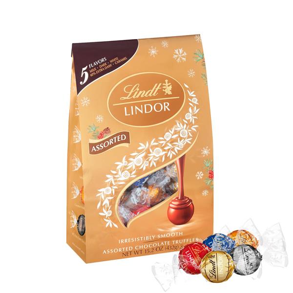 Lindt LINDOR Holiday Assorted Chocolate Candy Truffles | Hy-Vee
